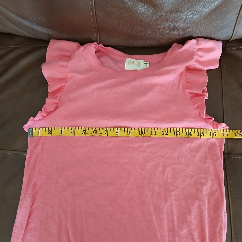 Nation Ltd Elliot Ruffle‎ Dress In Pink - Picture 11 of 12